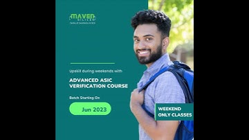 Advanced ASIC Verification Course | Weekend Course | VLSI Courses | VLSI Training | Maven Silicon