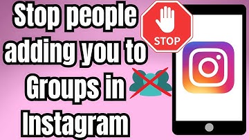 How to stop people from adding you to groups in instagram