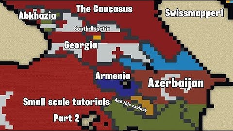 Small scale tutorials part 2: the caucasus 