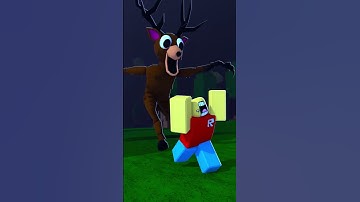 When Noob flexing for the Deer💀 PT1 - Animation #robloxmemes  #noob #cartoon #funny