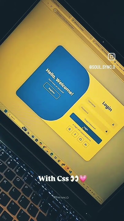 Without CSS || And With CSS Project 2 || #css #css3 #coding #ai # ...