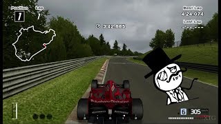 [#1077] Gran Turismo 4 - Formula GT Nürburgring 4'24.074 (Fastest Lap) PS2 Gameplay HD