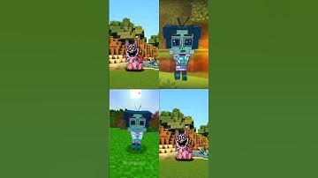 Best Funny Moments MINECRAFT Smiling Critters Characters in MINECRAFT #pov  #viral #minecraft #funny
