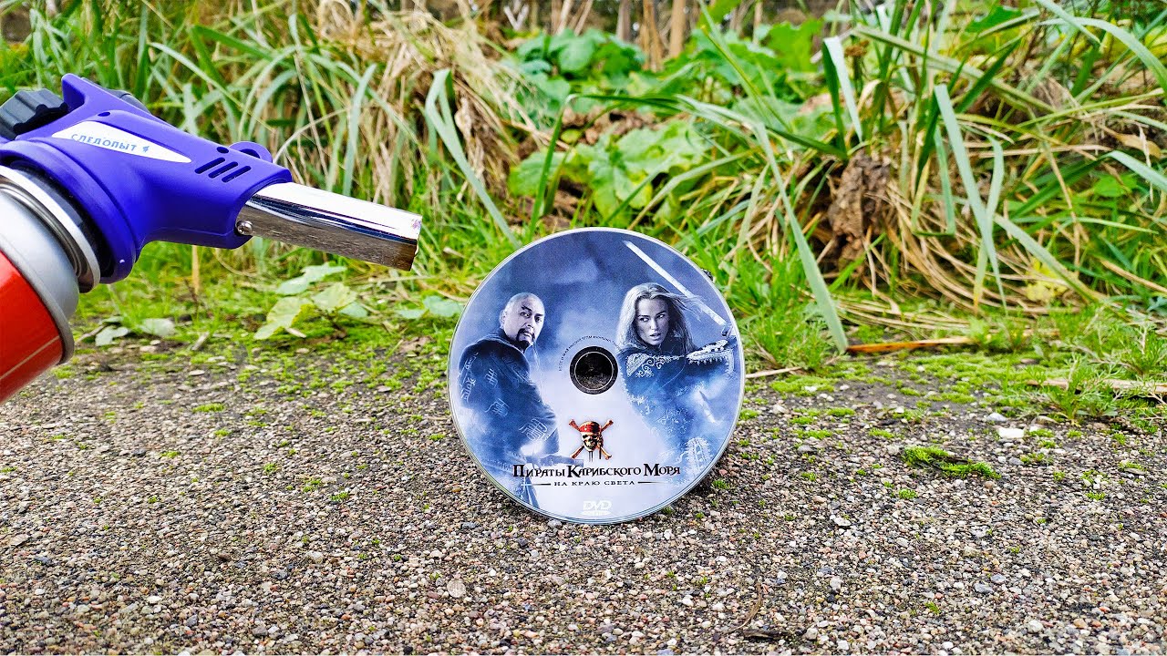 Газовая Горелка против Вещей | Gas Torch vs DVD Disk, USB Modem, Balls for Table Tennis