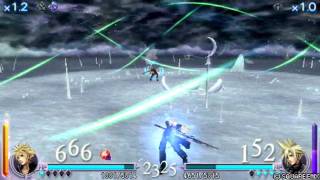 Dissidia Final Fantasy: FFVII Cloud vs AC Cloud