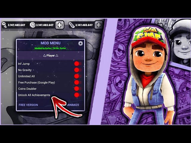 Tutorial de como deixar o subway surfers tipo Naag com mod menu! #modm