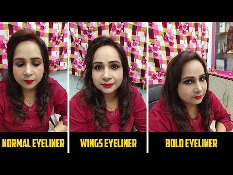 How To Apply Eyeliner For Beginners | 3 Different Looks | Tutorial | Diva Beauty World