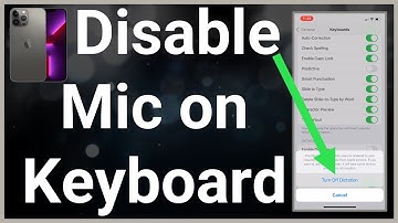 How To Remove Microphone Button From iPhone Keyboard