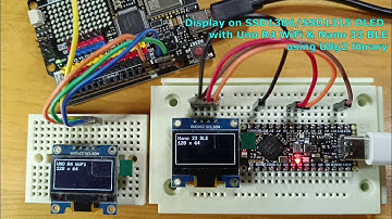 Use U8g2 lib to display on SSD1306/SSD1315 OLED with Uno R4 WiFi & Nano 33 BLE