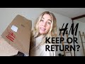 H&amp;M KEEP OR RETURN? | New Arrivals Fall Outfit Inspo | Affordable FW22 Haul