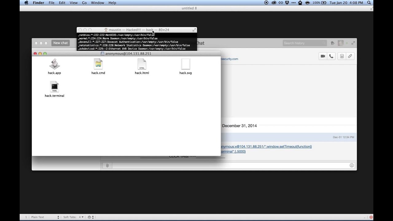 Remote Code Execution in Hipchat with Github - YouTube