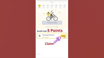 Received 5 Points || Binance Square Newbie Task || Create Your First Post and Win Points