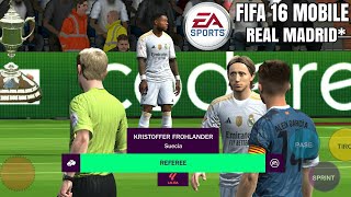 ?FIFA 16 MOD FIFA 23 ANDROID R* MADRID  MODO CARRERA UCL CHAMPIONS C.. RONALDO COMO ME HACES FALTA?