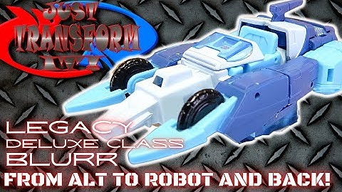 JUST TRANSFORM IT!: Legacy Velocitron Deluxe Blurr