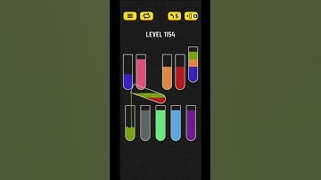 Water sort puzzle level 1154