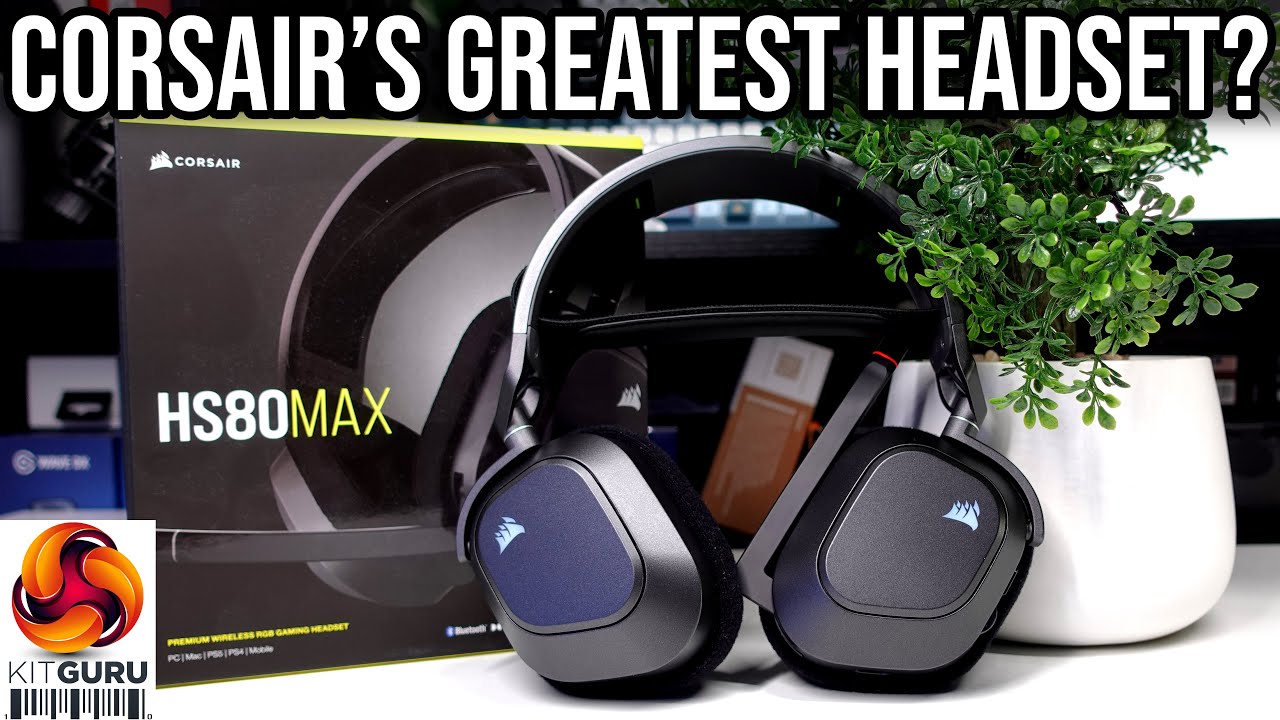CORSAIR HS80 MAX Wireless #review of CORSAIR's new audio beast