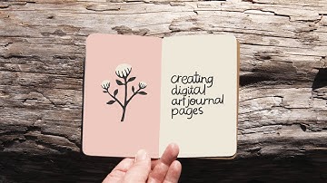 Creating Digital Art Journal Pages with the Procreate App
