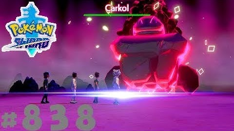 Pokemon Sword Shiny Dynamax Carkol Raid & Catch