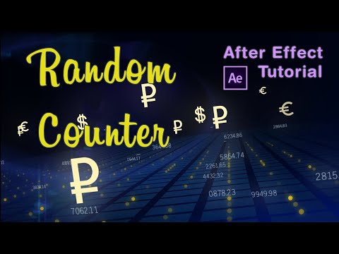 How to Make  Random Number Counter in Adobe After Effects