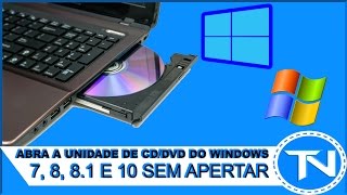 Como Abrir a Unidade De CD-DVD Do PC Sem Apertar Nenhum BOTÃO Como Abrir a Unidade De CD-DVD Do PC Sem Apertar Nenhum BOTÃO