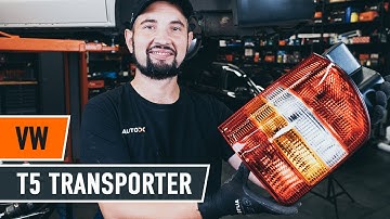 How to change rear light on VW T5 TRANSPORTER Van [TUTORIAL AUTODOC]