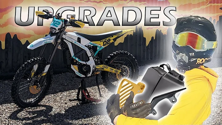BEST Sur-Ron Ultra Bee UPGRADES! || Single Track Riding