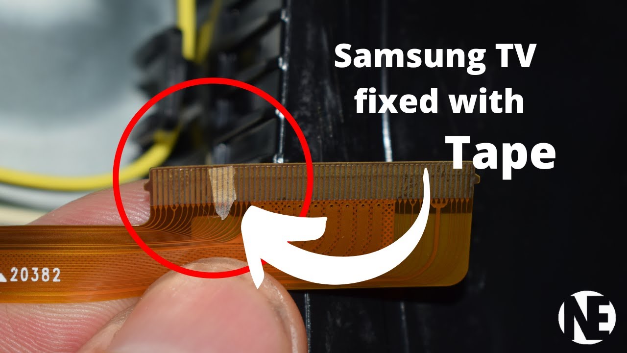 Samsung Smart QLED TV Keeps Restarting Fixed With TAPE Model