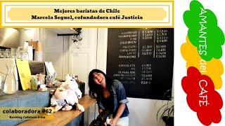 Mejores baristas de Chile. Marcela Seguel, cofundadora café Justicia. Ranking IRINA