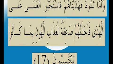 القران الكريم سورة فصلت الاية 17.wmv