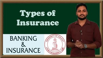 Types of Insurance | Banking and Insurance | Calicut University | Bcom/BBA | Malayalam