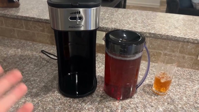 HomeCraft HCIT3BS 3-Quart Black Stainless Steel Café' Ice Iced Coffee and  Tea Brewing System & Reviews