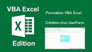 Formation VBA Excel - Création d'un UserForm