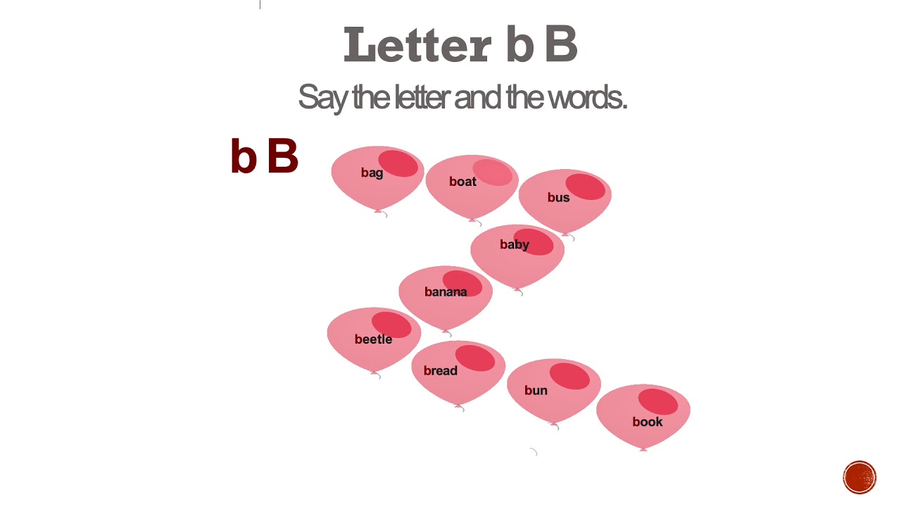 English Words With Letter B YouTube