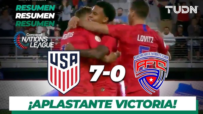 Nations League recap - USA 4-0 Cuba: The Americans take Group A