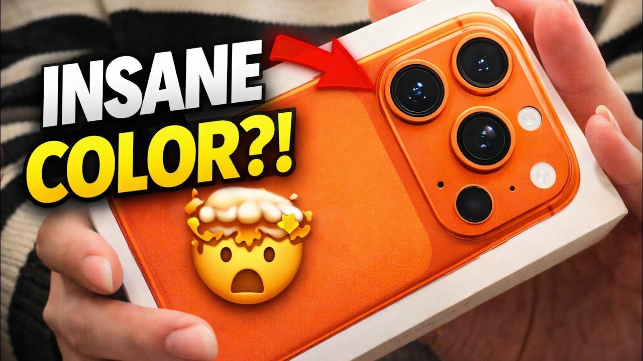 Is This the Best iPhone Color Ever? 🍊