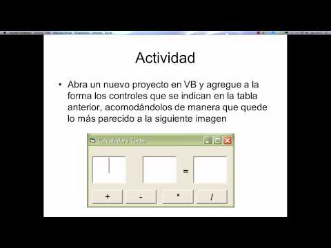 Primer ejercicio de Visual Basic en clase SSD4