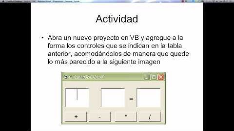 Primer ejercicio de Visual Basic en clase SSD4