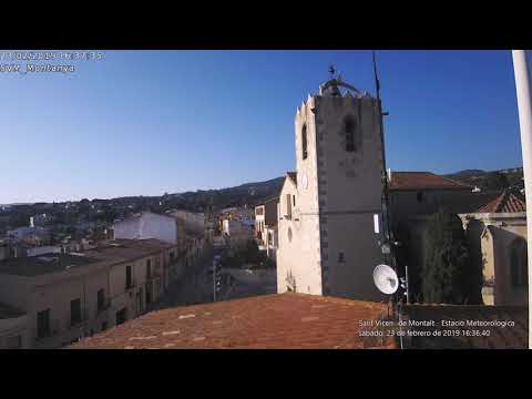 Timelapse Sant Vicenc de Montalt - Montanya 25-02-2019