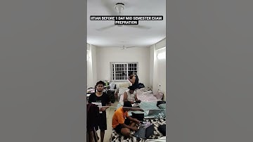 iitan before 1 day mid semester exam preparation for passing marks#iitbhu#iitstudents#iitiansvlogs