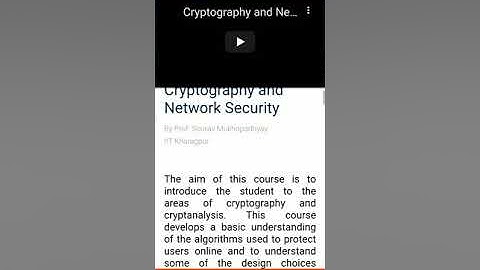 Cryptography and Network Security Nptel Assignment 8 Solution #nptel2021