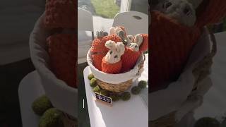 Awww it was so cute 🧺🪵🤎#crochet #cozy #market#farm#forest#chickens#handmadewithlove@oakandmarlow