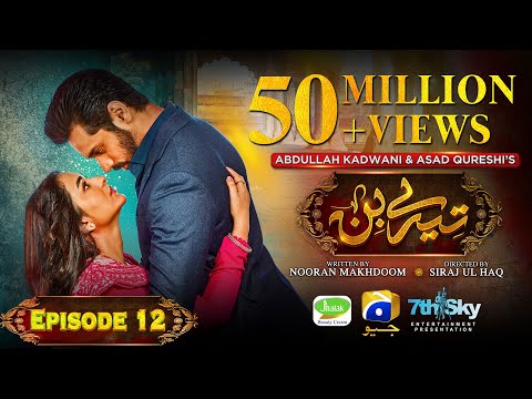 Tere Bin Ep 12 - - Digitally Presented By Jhalak Beauty Cream - Yumna Zaidi - Wahaj Ali