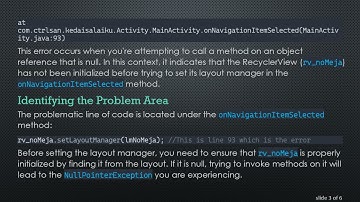 Fixing NullPointerException in Android RecyclerView Setup