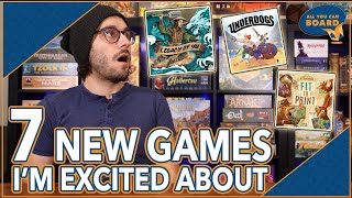 7 NEW GAMES I'm Excited About | Jan 2022 | Legacy of Yu, Fit to Print, a New Terra Mystica (& MORE!)