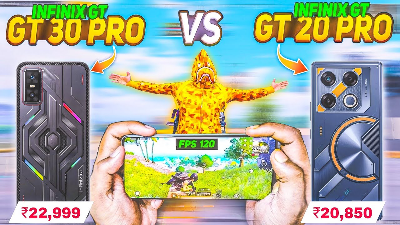 🔥Infinix GT 30 Pro vs Infinix GT 20 Pro: BGMI 120fps Gameplay Comparison Test