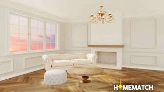 Homematch Home Design Game - Event - Collection - Valentine's Living Room screenshot 4