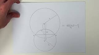 Two-sided ruler 45: Circle intersection calculations