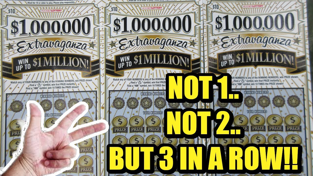 How Much Did We WIN? 3 Million Dollar "Extravaganza" Lottery Tickets In A Row!! YouTube