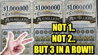 How Much Did We WIN 3 Million Dollar Extravaganza Lottery Tickets In A Row!!