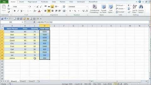 Microsoft Excel 2010 Using Array Formulas Tutorial 1 of 2